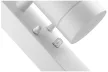 Tracon SPGU10IPFA2F Oldalfali spot lámpatest alkonykapcsolóval, kültéri, fehér 100-240VAC, 50Hz, 2xGU10, max.35W, 30lux, IP44
