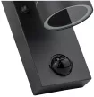 Tracon SPGU10IPFS2A Oldalfali spot lámpatest mozgásérzékelővel, kültéri,antracit 100-240VAC,50Hz,2xGU10,max35W,10s-4min,max 8m,3-2000lx,IP44