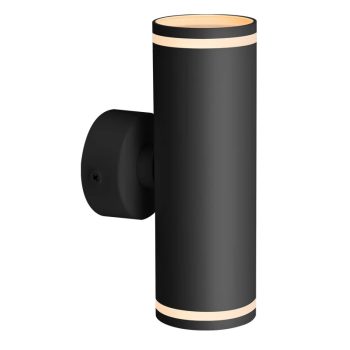   Tracon SPGU10LF2B Oldalfali spot lámpatest, fekete 100-240VAC, 50Hz, 2xGU10, max.35W