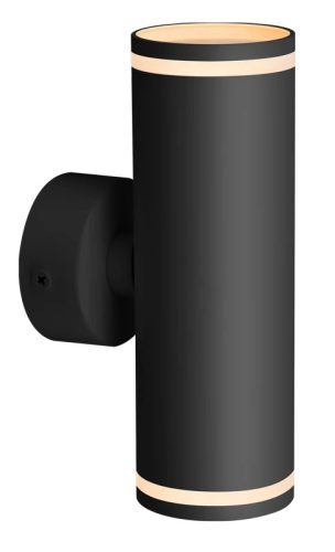 Tracon SPGU10LF2B Oldalfali spot lámpatest, fekete 100-240VAC, 50Hz, 2xGU10, max.35W