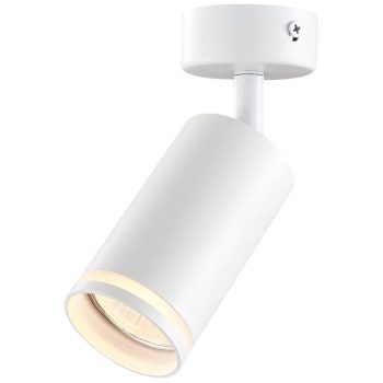   Tracon SPGU10LMAW Mennyezeti állítható spot lámpatest, fehér 100-240VAC, 50Hz, 1xGU10, max.35W