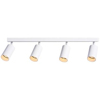   Tracon SPGU10MA4W Mennyezeti állítható spot lámpatest, fehér 100-240VAC, 50Hz, 4xGU10, max.4x35W