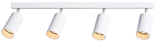 Tracon SPGU10MA4W Mennyezeti állítható spot lámpatest, fehér 100-240VAC, 50Hz, 4xGU10, max.4x35W