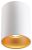 Tracon SPGU10MGW Mennyezeti spot lámpatest, hengeres, fehér, arany reflektor 100-240VAC, 50Hz, 1xGU10, max.35W