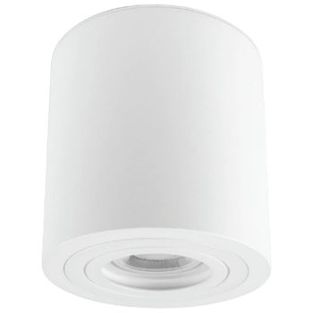   Tracon SPGU10MIPW Mennyezeti védett spot lámpatest, hengeres, fehér 100-240VAC, 50Hz, 1xGU10, max.35W, IP44