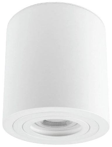 Tracon SPGU10MIPW Mennyezeti védett spot lámpatest, hengeres, fehér 100-240VAC, 50Hz, 1xGU10, max.35W, IP44