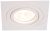 Tracon SPND1W Süllyesztett spot lámpatest, négyzetes, dönthető, fehér 93x93x24mm