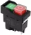 Tracon SSTM-03, Relés biztonsági kapcsoló, bepattintható, fekete kerettel 4PIN, 230VAC, 12A/AC3, IP54, 6,3×0,8