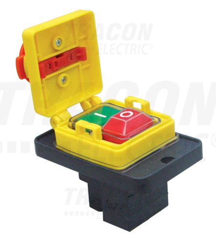 Tracon SSTM-316, Relés biztonsági kapcsoló, gombafejű reteszeléssel 6PIN, 400 VAC, 8A/AC3, IP54, 6,3×0,8