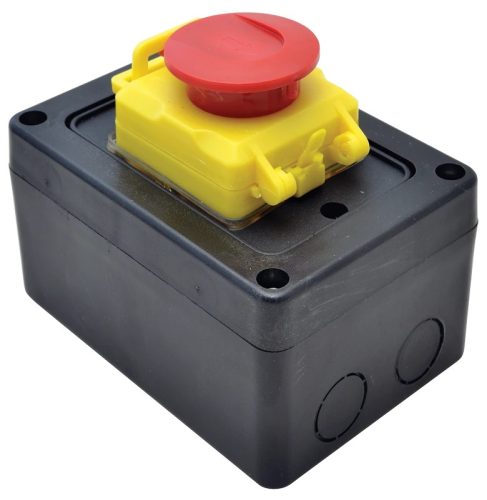 Tracon SSTM-BOX, Relés biztonsági kapcsoló doboz 113×77×60 mm, IP42