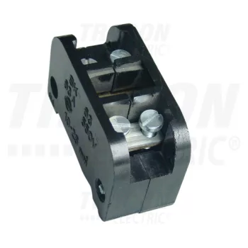   Tracon ST63 Bakelit sorozatkapocs-blokk, 1 tag, fekete 25mm2, 450VAC, 63A