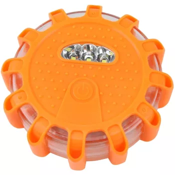   Tracon STEM1,5W, Autós vészjelző lámpa, elemes 1,5 W, 6000K,3×AAA 100 lm, 2 h, IP65