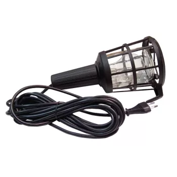   Tracon STL-04, Szerelőlámpa műanyag kerettel, üveg burával, II. év.o. 230V, 50Hz, max.60W,5m,2×0,75mm2,H05RN,EEI=A++,A+,A,B,C,D,E