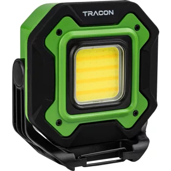   Tracon STLB20W Akkumulátoros LED kézi lámpa 20W, 3000K-6500K, 3,7V, 3000mAh, 1200lm, 4,5 h, IP44
