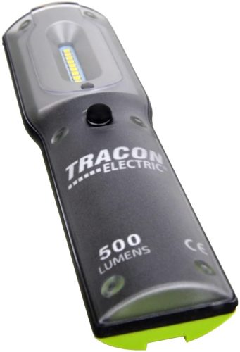 Tracon STLHL5W Nagy teljesítményű LED kézilámpa 5/1W, 6500K, 3,7V, 4400 mAh,Li-Ion,500/100lm,3/12h,IP54,IK08