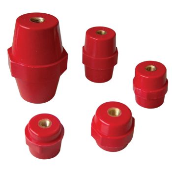 Tracon STS-30 Támszigetelő, piros H=30mm, M8