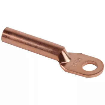   Tracon SZ-CL10, Szigeteletlen hosszított réz szemes csősaru 10mm2, M8, (d1=6mm, d2=8,5mm)