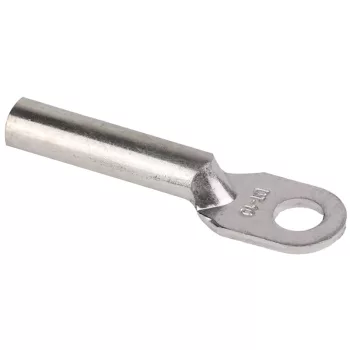   Tracon SZ-CLSN10, Szigeteletlen hosszított réz szemes csősaru, ónozott 10mm2, M8, (d1=5,8mm, d2=8,5mm)