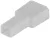 Tracon SZICSH6, PVC szigetelés rátolható csatlakozó csaphoz(CS5) és hüvelyhez(CSH6) 6,3×0,8mm