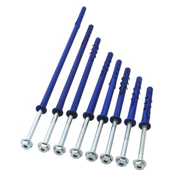   Tracon T10300P Peremes dübel, hatlapfejű peremes csavarral M10×300mm, PA6.6