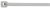 Tracon T281, Fémnyelves kábelkötegelő, natúr 281×3,6mm, D=2-76mm, PA6.6