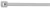 Tracon T293, Fémnyelves kábelkötegelő, natúr 293×4,8mm, D=3,5-78mm, PA6.6
