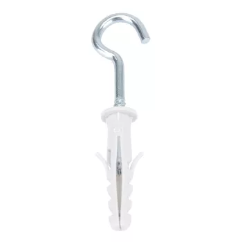   Tracon T6H Peremes tipli+horog szerelvényacél, szürke 6×30mm, PA6.6