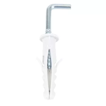   Tracon T6K Peremes tipli + kampó szerelvény, acél, szürke 6×30mm, PA6.6