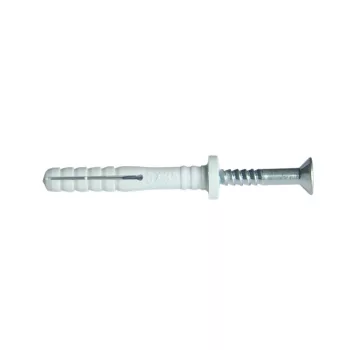   Tracon TB875 Beüthető tipli+csavar, szürke M8×80mm, PA6.6