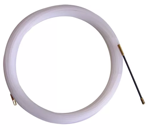 Tracon TBSZ-10 Műanyag vezeték-behúzószál, fém fejjel L=10m, d=3mm