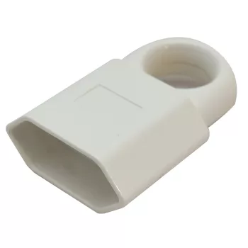   Tracon TCSALH, Szerelhető csatlakozóalj,laposhúzható H03VV-F2x0,75 1×EURO, 250VAC, max.10A