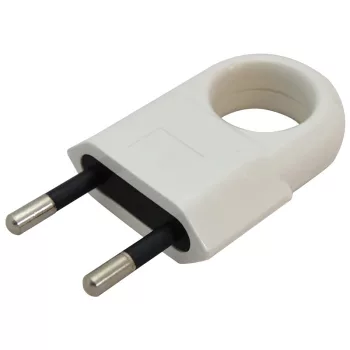   Tracon TCSDLH, Szerelhető csatlakozódugó,lapos húzható H03VV-F2x0,75 1×EURO, 250VAC, max.10A