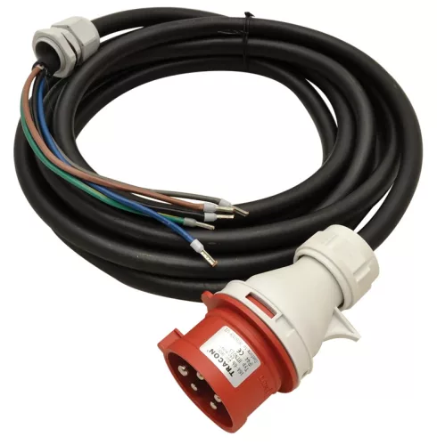 Tracon TDB-CABLE5P16 Gumikábel ipari csatlakozó dobozhoz GT 5×2,5mm 2, 5m, 16A, 5p