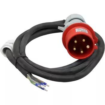   Tracon TDB-CABLE5P32 Gumikábel ipari csatlakozó dobozhoz GT 5×4mm 2, 5m, 32A, 5p