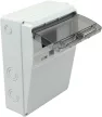 Tracon TDB302210 Üres ipari csatlakozódoboz szerelősínnel, ABS 11 mod, H×W×D=300×230×115mm, IP55