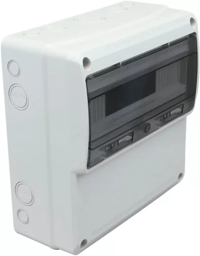 Tracon TDB333315, Üres ipari csatlakozódoboz szerelősínnel, ABS 16mod, H×W×D=330×330×155