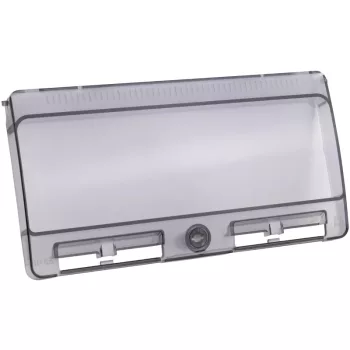   Tracon TDBW12 Füstszínű ajtó ipari csatlakozó dobozokhoz 23cm x 12cm x 2cm