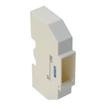   Tracon TDT, Védőburkolat sorolható készülékekhez, zárópecsételhető 1 mod., IP40, (L×W×H= 22×116×62mm)