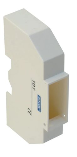 Tracon TDT, Védőburkolat sorolható készülékekhez, zárópecsételhető 1 mod., IP40, (L×W×H= 22×116×62mm)