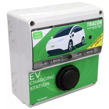   Tracon TECS301 E-AUTÓ TÖLTŐÁLLOMÁS 22kW 3×32A/400V 22kW TYPE2
