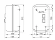 Tracon TEMS3-651-P7 Tokozott motorvédő kapcsoló kombináció 660V, 50Hz, 60A, 30kW, 230 V AC, 48-65A