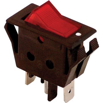   Tracon TES-11 Készülékkapcsoló, BE-KI, piros-világító 16(6)A, 250V AC