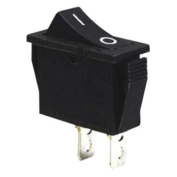   Tracon TES-13 Készülékkapcsoló, BE-KI, fekete (0-I felirat) 16(6)A, 250V AC