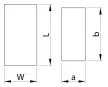 Tracon TFE-SZ1 Szellőzőrács fém elosztószekrényhez L×W=200x150mm, IP43