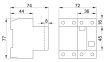 Tracon TFG4-63300, Áram-védőkapcsoló, 4 pólusú 63A, 300mA, 6kA, A / AC