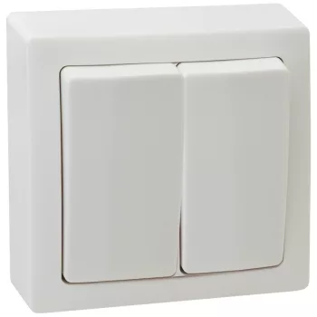   Tracon TFK105, Falon kívüli 2-áramkörös kapcsoló 10AX/250VAC, IP20 (105)