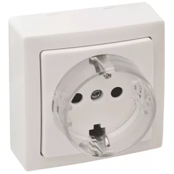   Tracon TFKSCH, Falon kívüli csatlakozóaljzat 1×16A/250VAC, IP20 (SCHUKO)