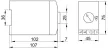 Tracon TFKV-03 Védőrelé, feszültségcsökkenési 1 fázisú rendszerhez 230V AC, 140-200V/240V AC, 5A/250V AC