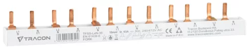 Tracon TFSS-LXN-36 soroló sín csapos (pin) kivitelű 4P 63A