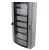 Tracon TGE6010520 Maszkolt fém szekrény, 144 modul, 6 sor, átlátszó ajtóval, 1050x600x200, IP54, falon kívüli